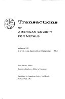 ASM Transactions Quarterly, Volume 59 - Scanned Pdf with ocr